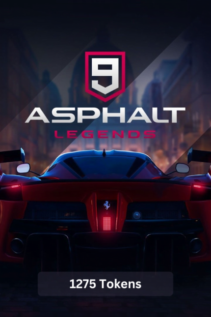 Asphalt 9 1275 Tokens (Global) - Digital Code