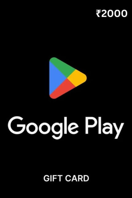 Google Play ₹2000 INR Gift Card (INDIA) - Digital Code