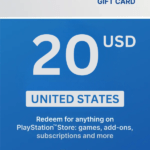 PlayStation Store $20 USD Gift Card  (United States) - Digital Code