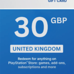 PlayStation Store £30 GBP Gift Card (United Kingdom) - Digital Code