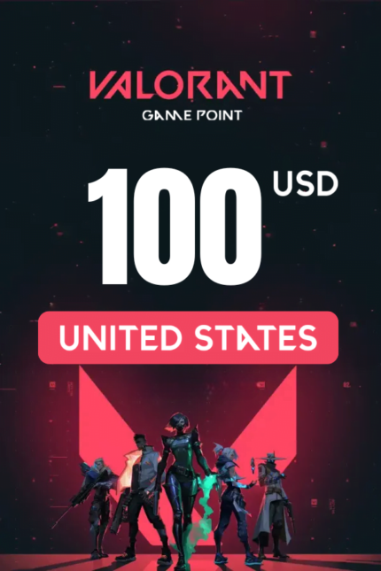 Valorant $100 USD Valorant Points (United States) - Digital Code