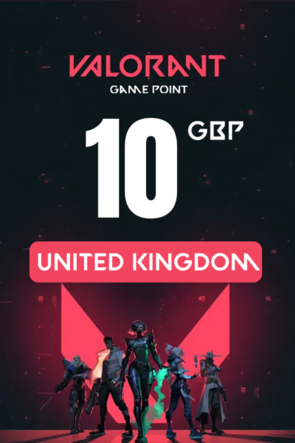Valorant £10 GBP Valorant Points (United Kingdom) - Digital Code