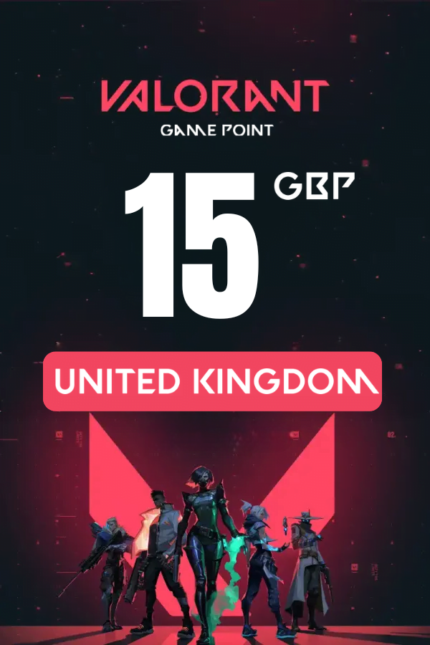 Valorant £15 GBP Valorant Points (United Kingdom) - Digital Code