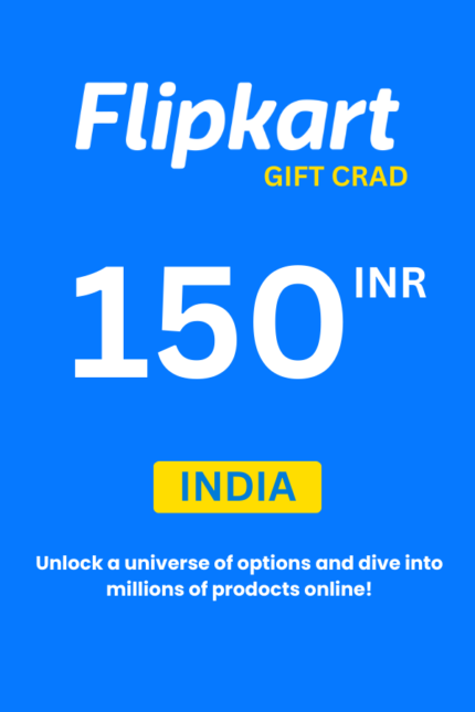 Flipkart ₹150 INR Gift Card (India) - Digital Code