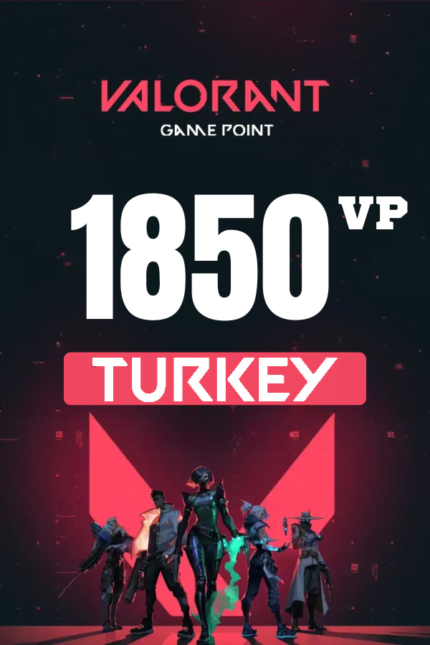 VALORANT: 1850 Valorant Points (Turkey) - Digital Code