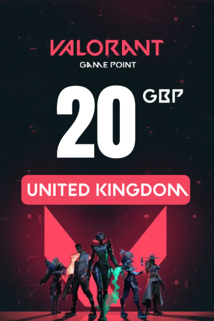 Valorant £20 GBP Valorant Points (United Kingdom) - Digital Code