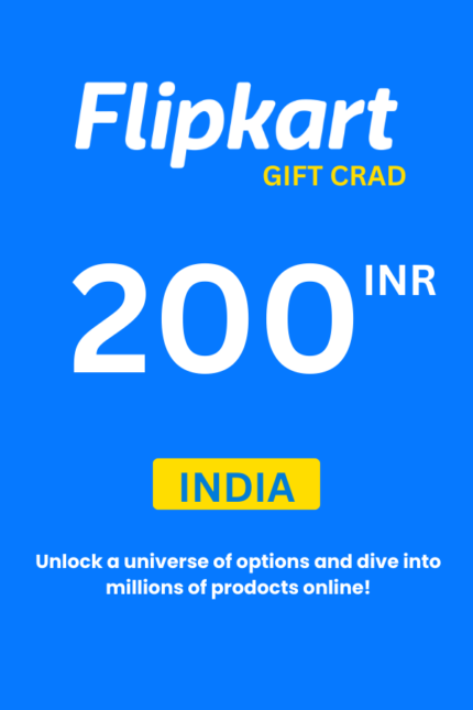 Flipkart ₹200 INR Gift Card (India) - Digital Code