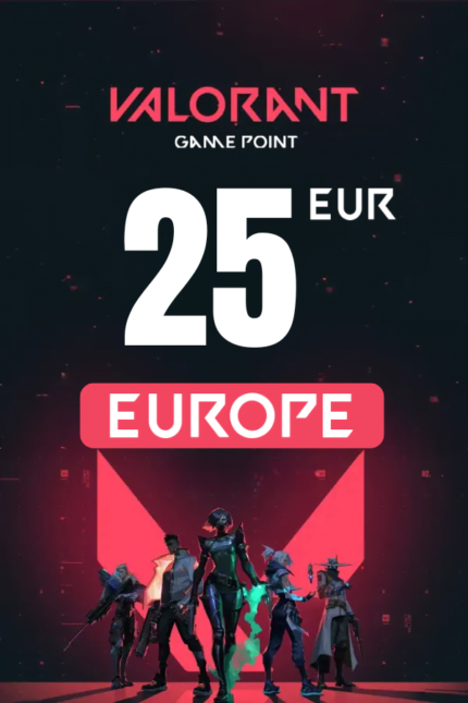 Valorant €25 EUR Valorant Points (Europe) - Digital Code