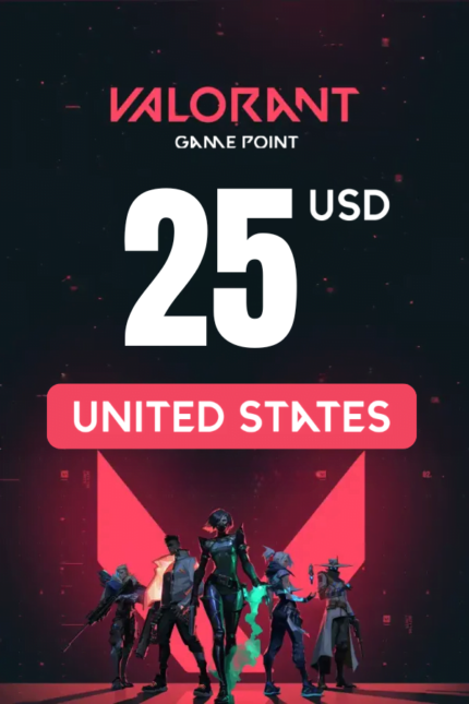 Valorant $25 USD Valorant Points (United States) - Digital Code