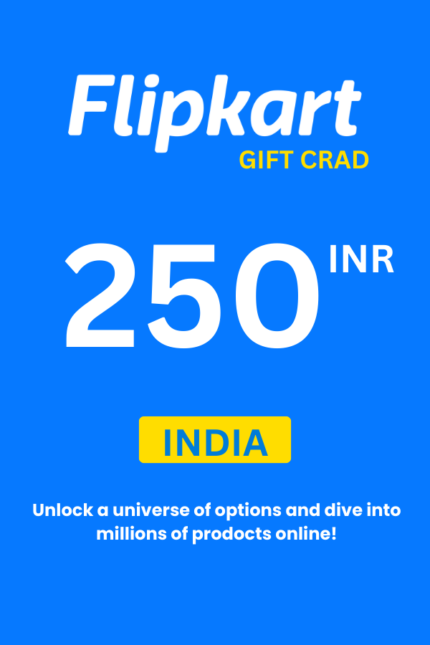 Flipkart ₹250 INR Gift Card (India) - Digital Code