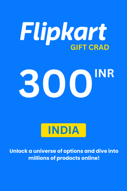Flipkart ₹300 INR Gift Card (India) - Digital Code