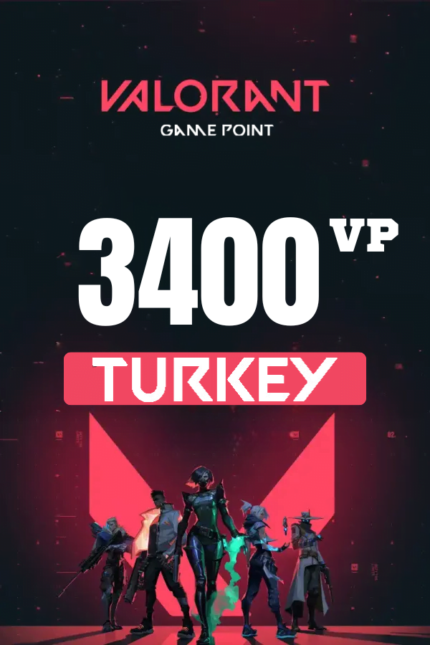 VALORANT: 3400 Valorant Points (Turkey) - Digital Code