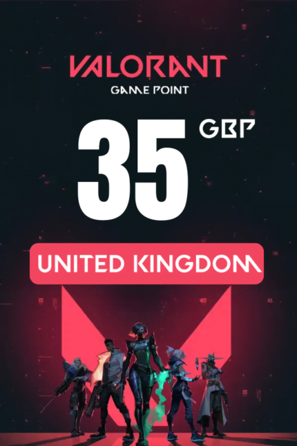 Valorant £35 GBP Valorant Points (United Kingdom) - Digital Code