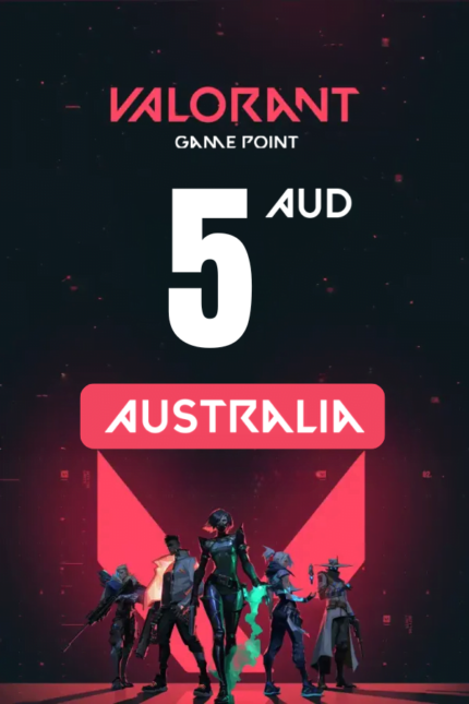 Valorant $5 AUD Valorant Points (Australia) - Digital Code