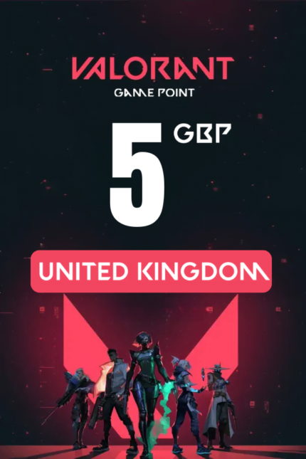 Valorant £5 GBP Valorant Points (United Kingdom) - Digital Code