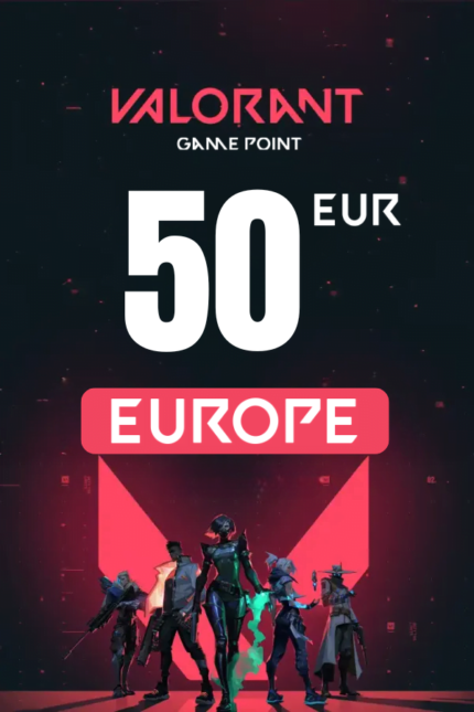 Valorant €50 EUR Valorant Points (Europe) - Digital Code
