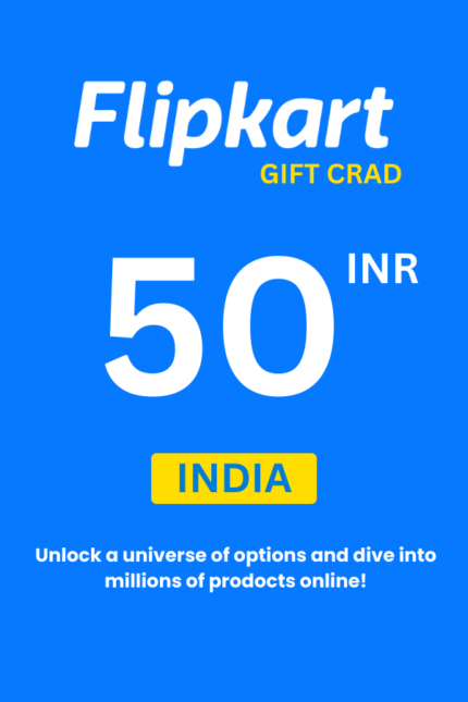Flipkart ₹50 INR Gift Card (India) - Digital Code