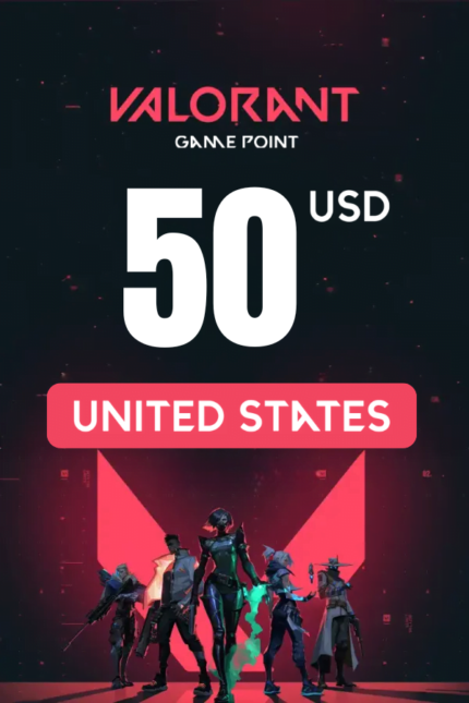 Valorant $50 USD Valorant Points (United States) - Digital Code