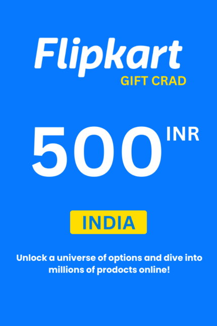 Flipkart ₹500 INR Gift Card (India) - Digital Code