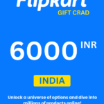 Flipkart ₹6000 INR Gift Card (India) - Digital Code