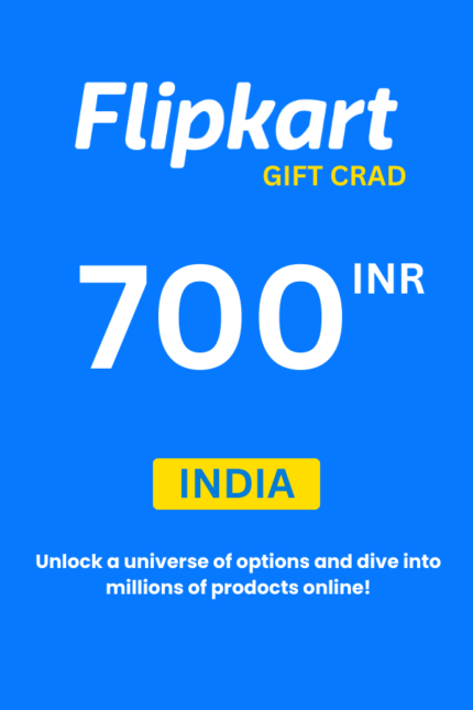 Flipkart ₹700 INR Gift Card (India) - Digital Code