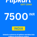 Flipkart ₹7500 INR Gift Card (India) - Digital Code