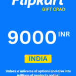 Flipkart ₹9000 INR Gift Card (India) - Digital Code