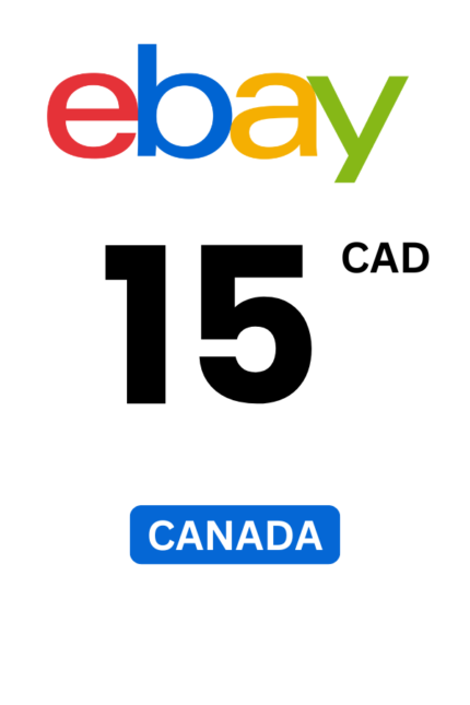 eBay $15 CAD Gift Card (Canada) - Digital Code