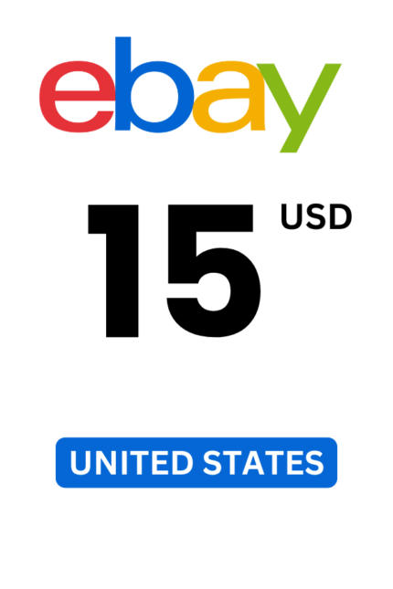 eBay $15 USD Gift Card (United States) - Digital Code