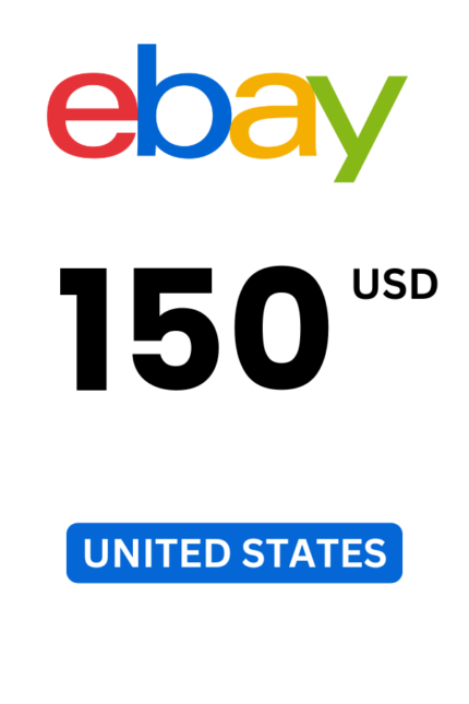 eBay $150 USD Gift Card (United States) - Digital Code