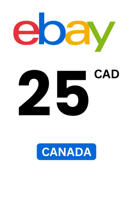 eBay $25 CAD Gift Card (Canada) - Digital Code