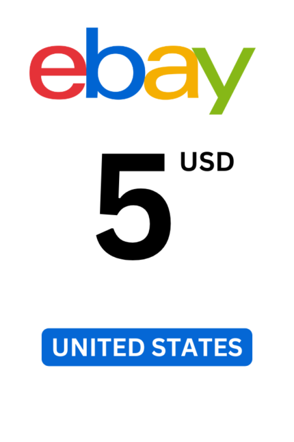 eBay $5 USD Gift Card (United States) - Digital Code