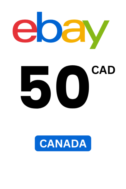 eBay $50 CAD Gift Card (Canada) - Digital Code