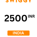 Swiggy ₹2500 INR Gift Card (India) - Digital Code
