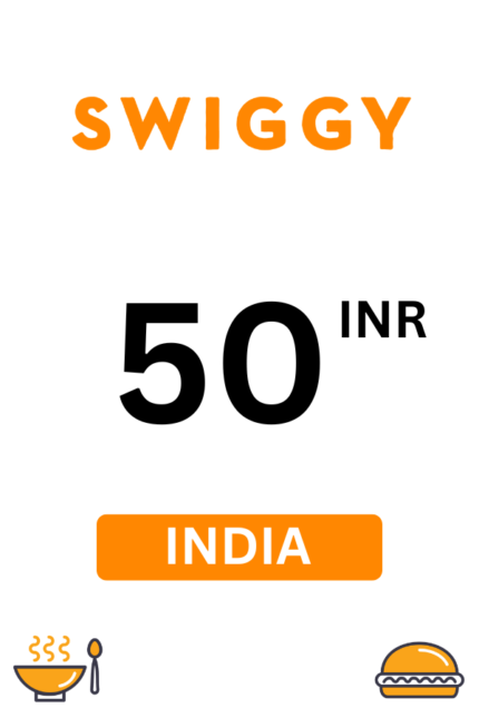 Swiggy ₹50 INR Gift Card (India) - Digital Code