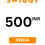 Swiggy ₹500 INR Gift Card (India) - Digital Code