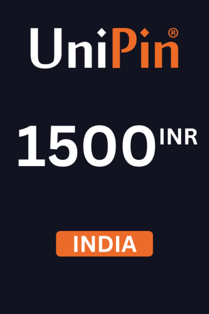 UniPin ₹1500 INR Gift Card (India) - Digital Code
