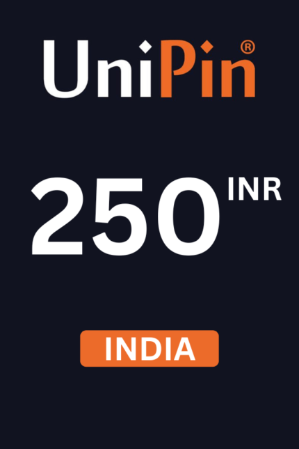 UniPin ₹250 INR Gift Card (India) - Digital Code
