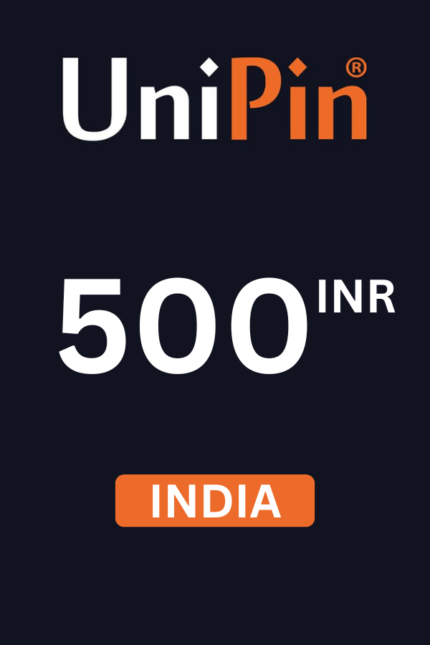 UniPin ₹500 INR Gift Card (India) - Digital Code