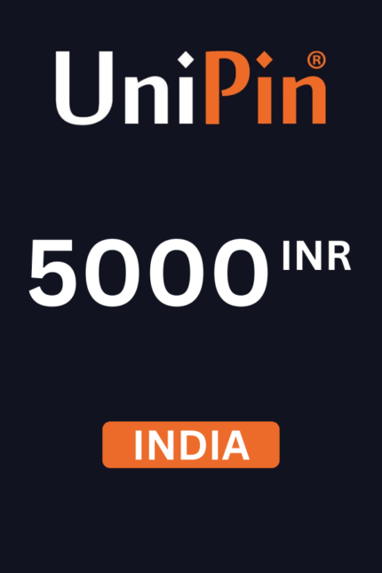 UniPin ₹5000 INR Gift Card (India) - Digital Code