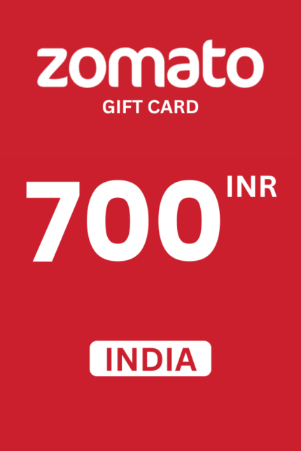 Zomato ₹700 INR Gift Card (India) - Digital Code