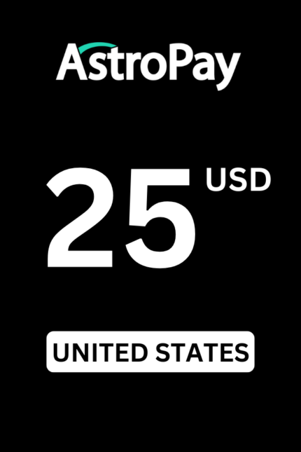 AstroPay $25 USD Card (United States) - Digital Code