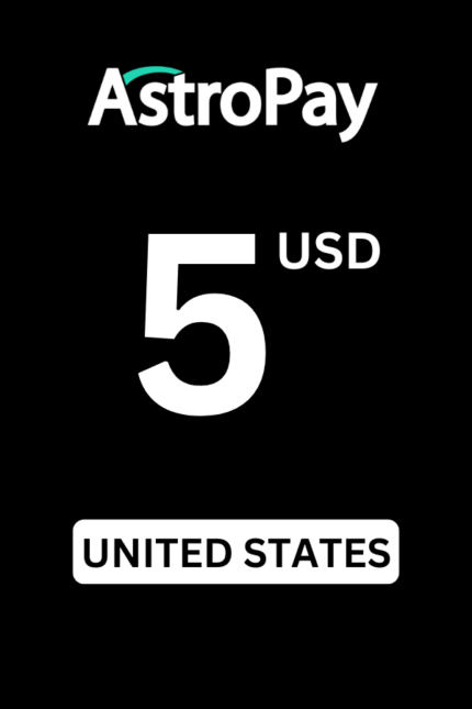 AstroPay $5 USD Card (United States) - Digital Code