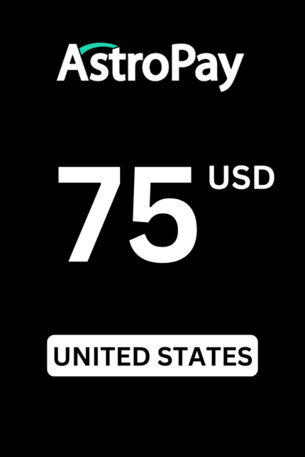 AstroPay $75 USD Card (United States) - Digital Code