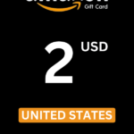 Amazon $2 USD Gift Card (United States) - Digital Code