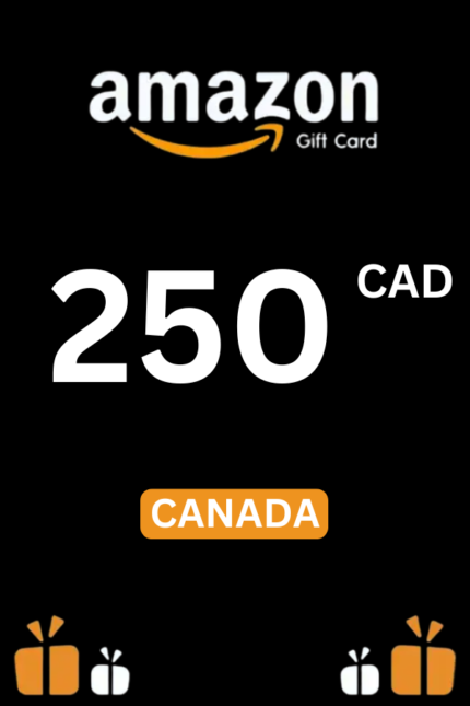 Amazon $250 CAD Gift Card (Canada) - Digital Code