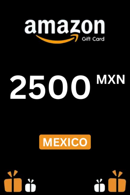 Amazon $2500 MXN Gift Card (Mexico) - Digital Code