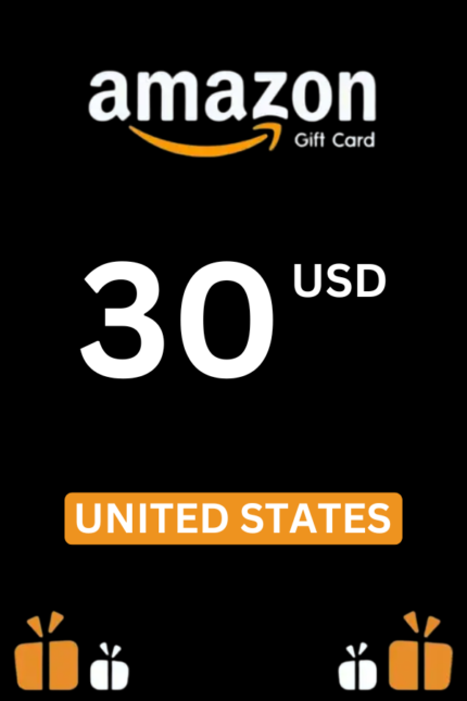 Amazon $30 USD Gift Card (United States) - Digital Code