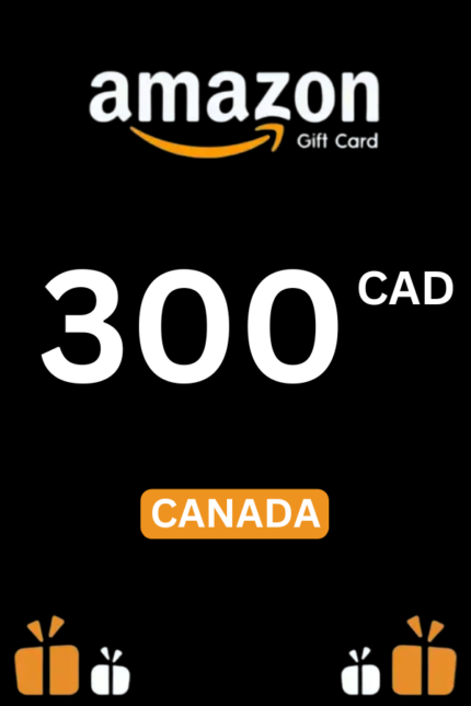 Amazon $300 CAD Gift Card (Canada) - Digital Code