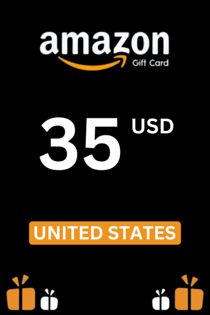 Amazon $35 USD Gift Card (United States) - Digital Code
